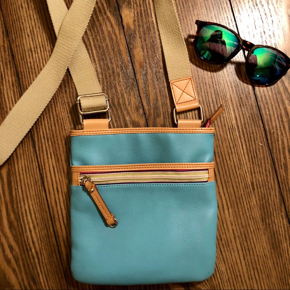 Tommy Hilfiger Baby Blue Cross Body Satchel